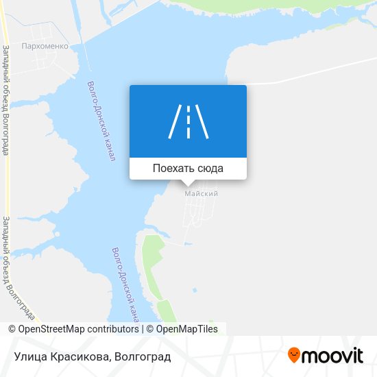 Карта Улица Красикова