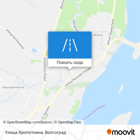 Карта Улица Кропоткина