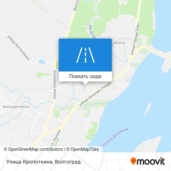 Карта Улица Кропоткина