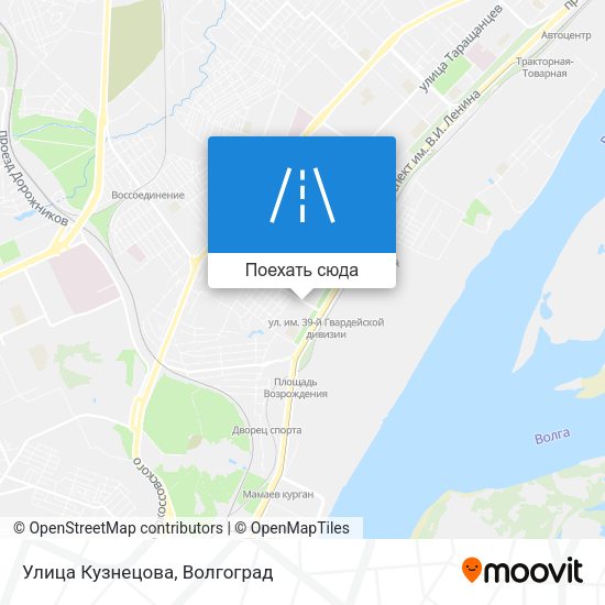 Карта Улица Кузнецова