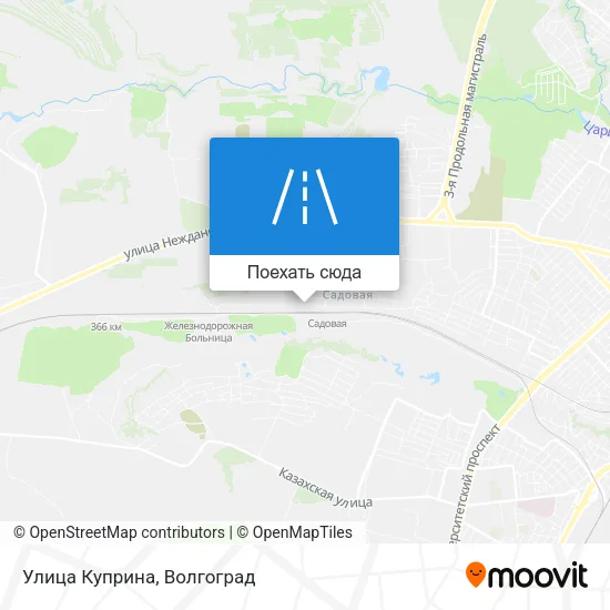 Карта Улица Куприна
