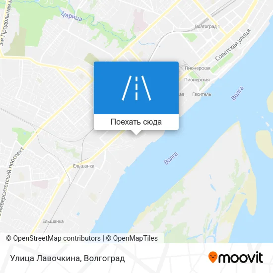 Карта Улица Лавочкина