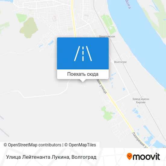 Карта Улица Лейтенанта Лукина