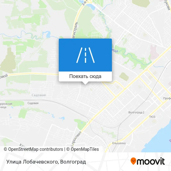 Карта Улица Лобачевского