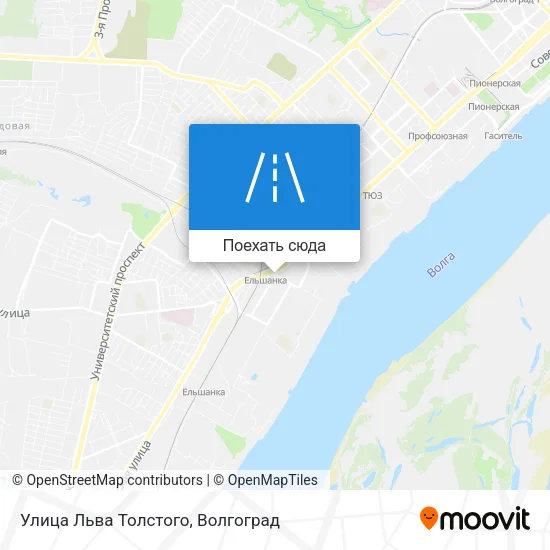 Карта Улица Льва Толстого