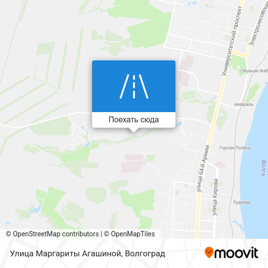 Карта Улица Маргариты Агашиной