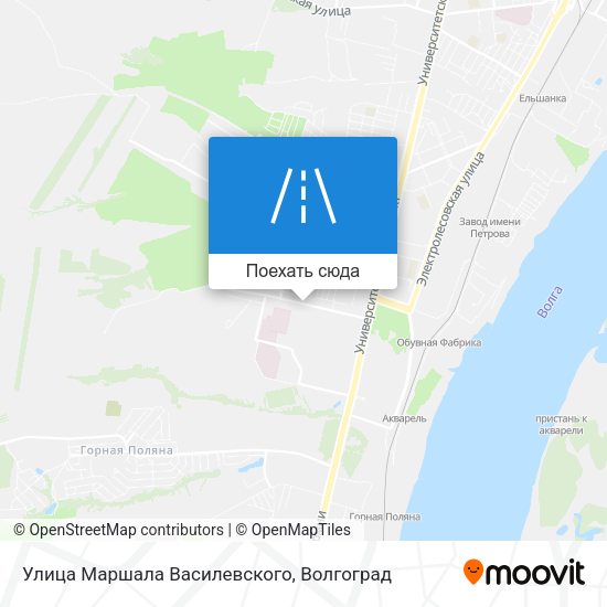 Карта Улица Маршала Василевского