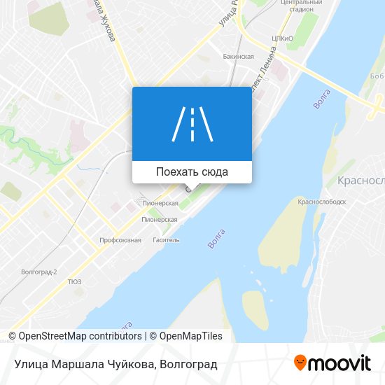 Карта Улица Маршала Чуйкова