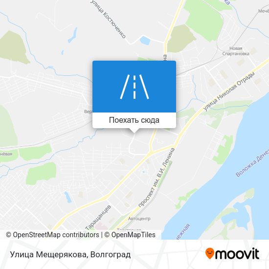 Карта Улица Мещерякова