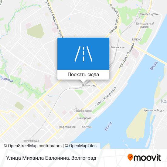 Карта Улица Михаила Балонина