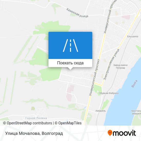 Карта Улица Мочалова