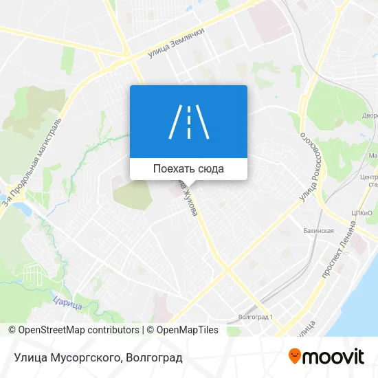 Карта Улица Мусоргского