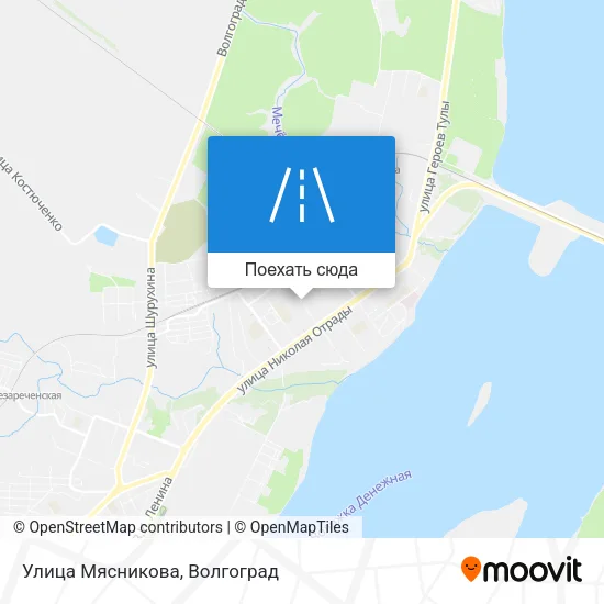 Карта Улица Мясникова