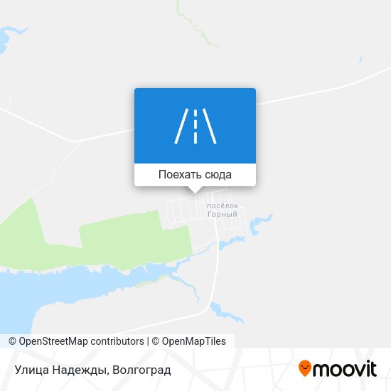 Карта Улица Надежды