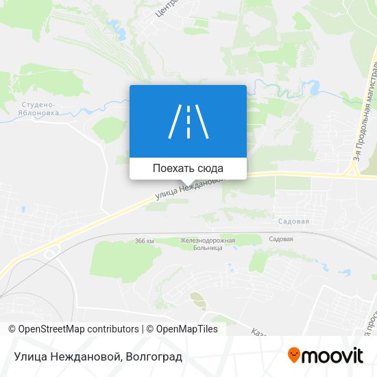 Карта Улица Неждановой
