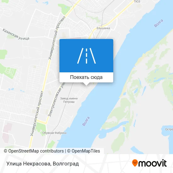 Карта Улица Некрасова