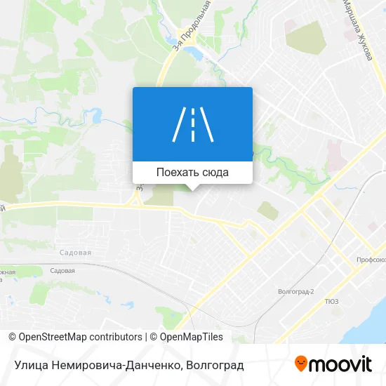 Карта Улица Немировича-Данченко
