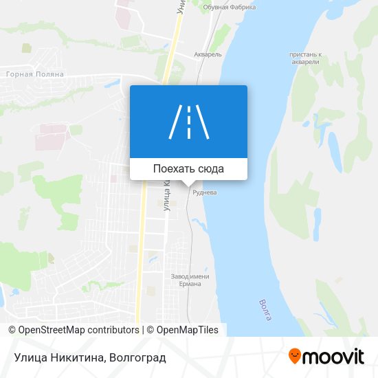 Карта Улица Никитина