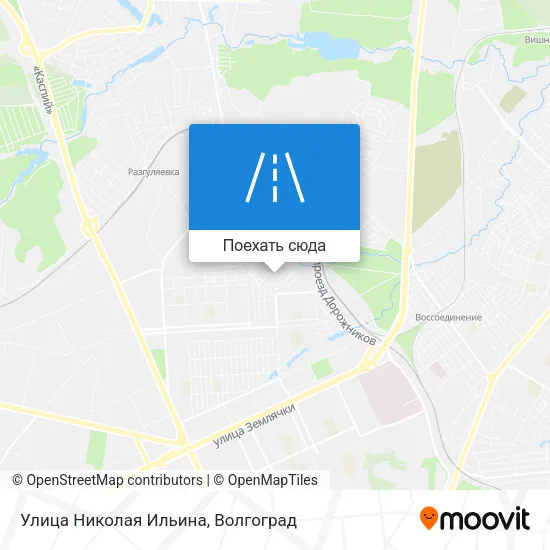 Карта Улица Николая Ильина