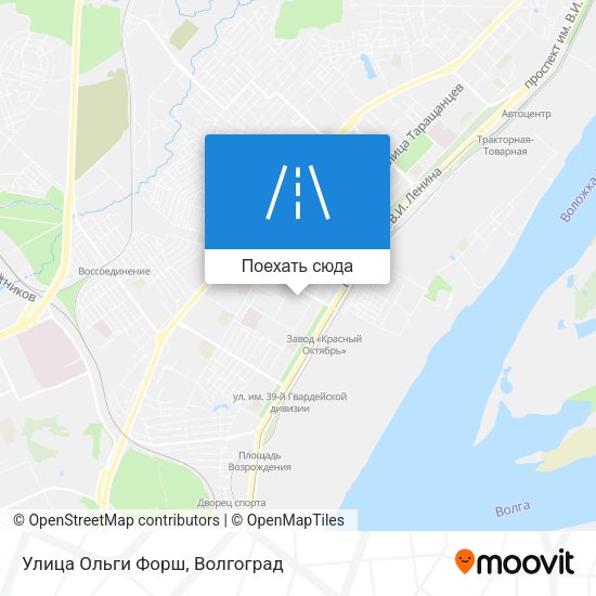 Карта Улица Ольги Форш