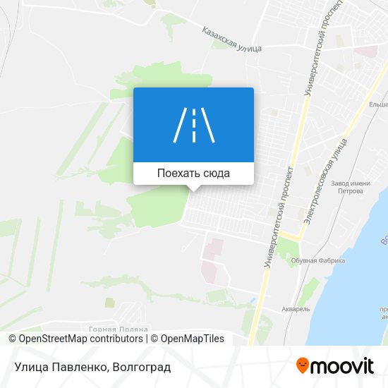 Карта Улица Павленко