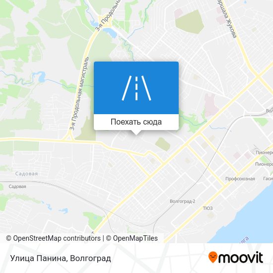 Карта Улица Панина