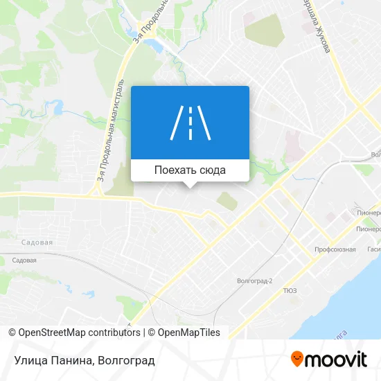 Карта Улица Панина