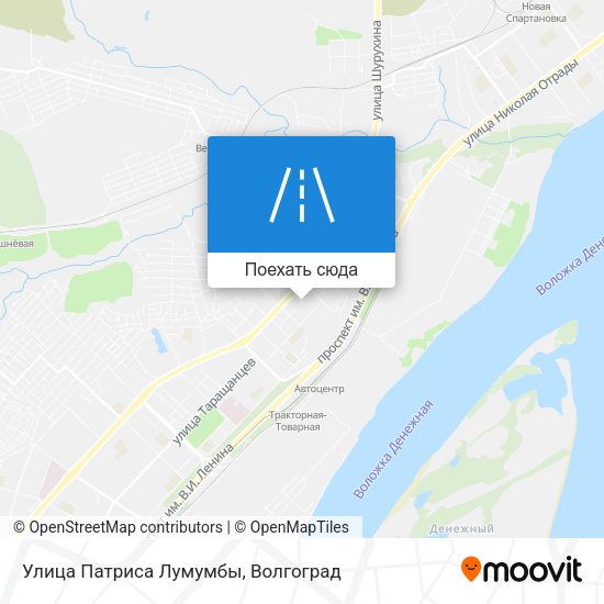Карта Улица Патриса Лумумбы