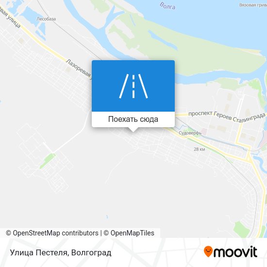 Карта Улица Пестеля