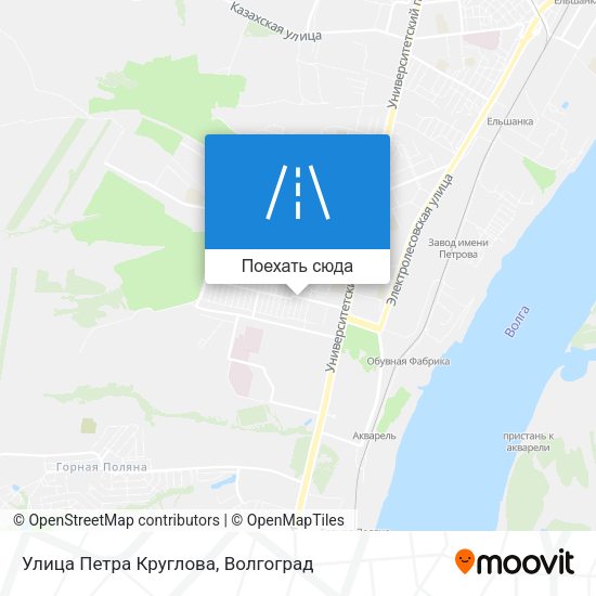 Карта Улица Петра Круглова