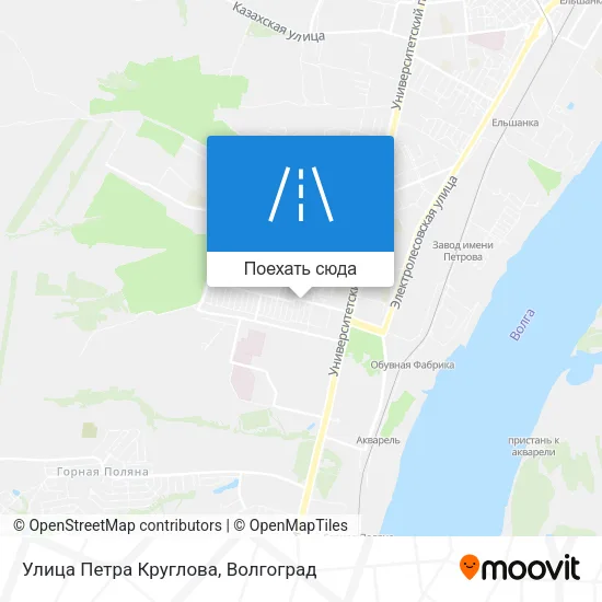 Карта Улица Петра Круглова