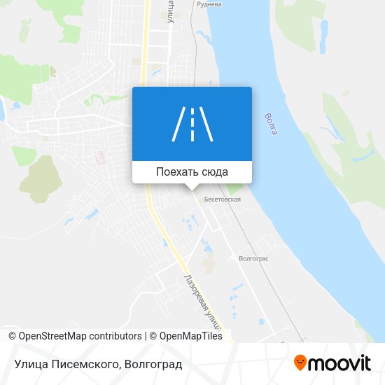 Карта Улица Писемского