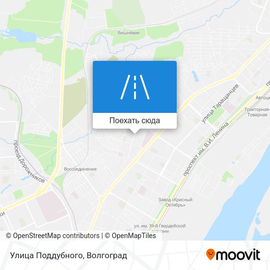 Карта Улица Поддубного