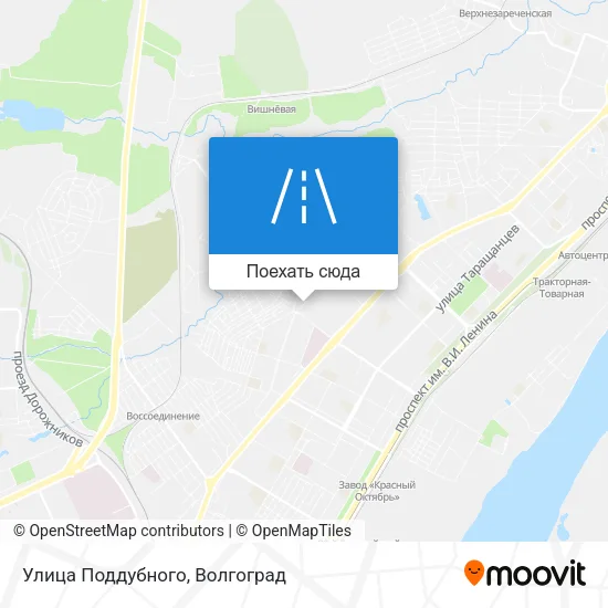 Карта Улица Поддубного