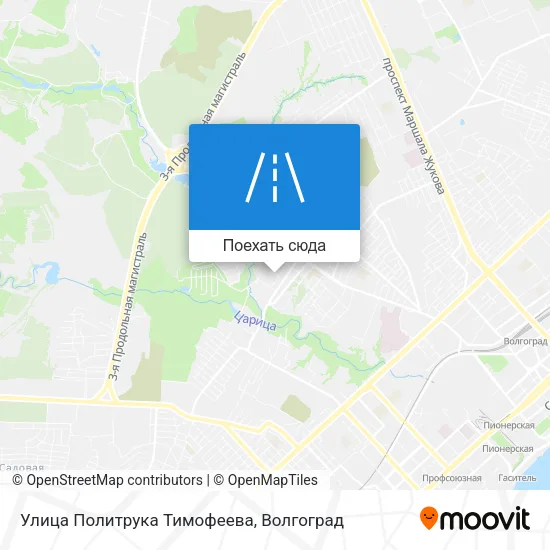 Карта Улица Политрука Тимофеева