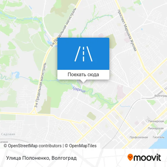 Карта Улица Полоненко