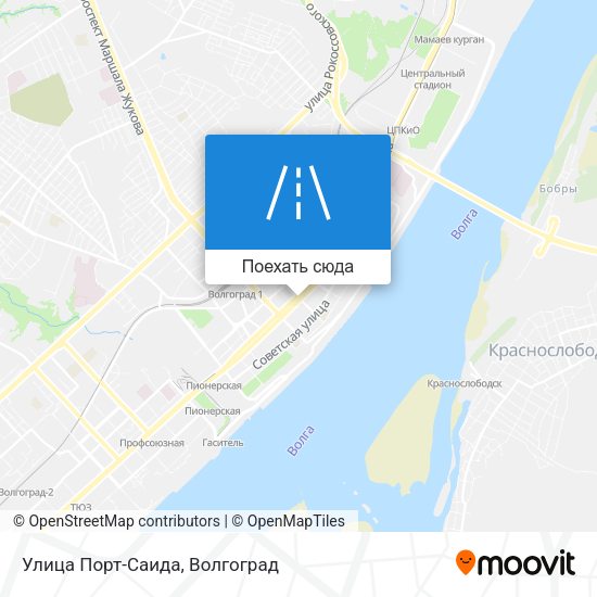 Карта Улица Порт-Саида
