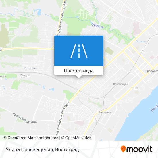 Карта Улица Просвещения