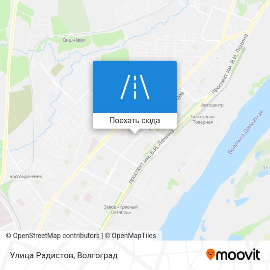 Карта Улица Радистов