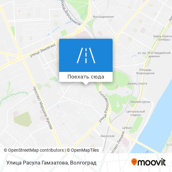 Карта Улица Расула Гамзатова