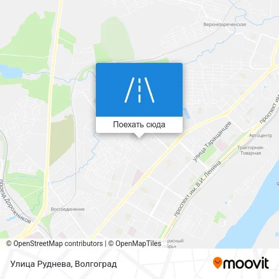 Карта Улица Руднева