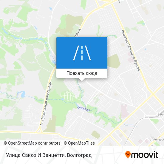 Карта Улица Сакко И Ванцетти