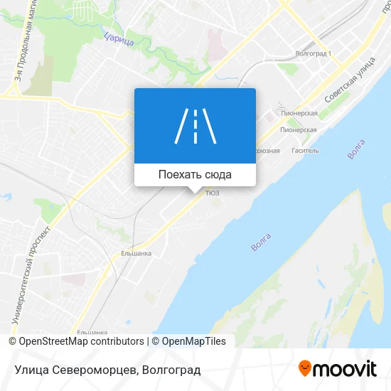 Карта Улица Североморцев