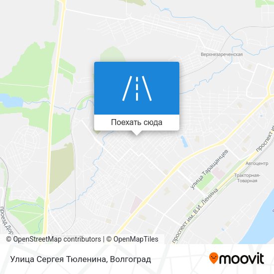 Карта Улица Сергея Тюленина