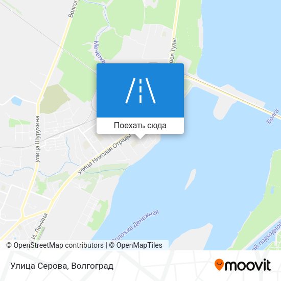 Карта Улица Серова