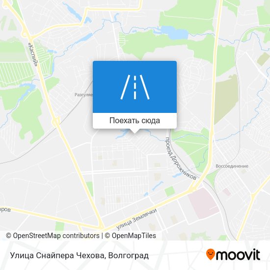 Карта Улица Снайпера Чехова