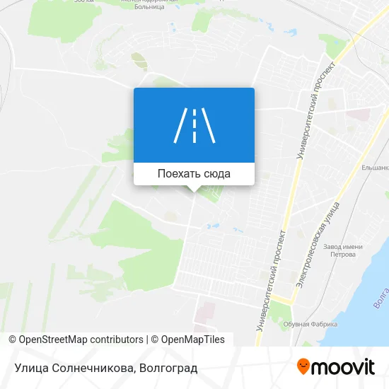Карта Улица Солнечникова