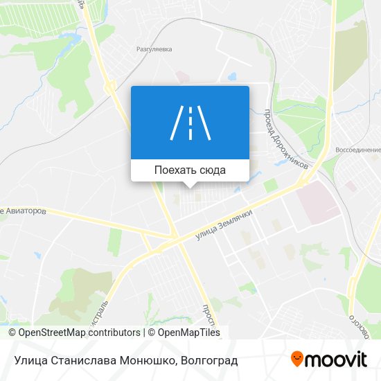 Карта Улица Станислава Монюшко