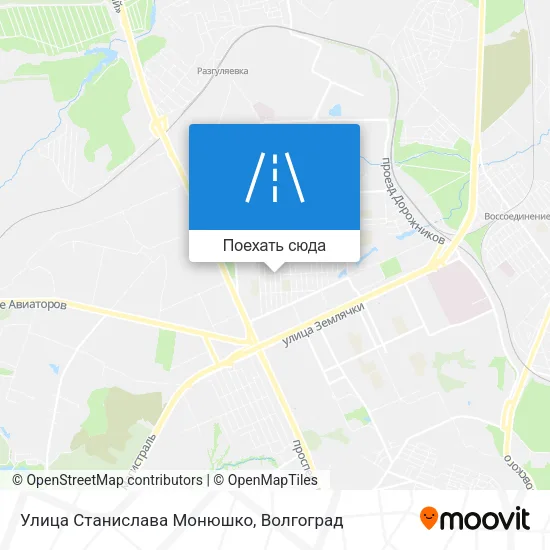 Карта Улица Станислава Монюшко