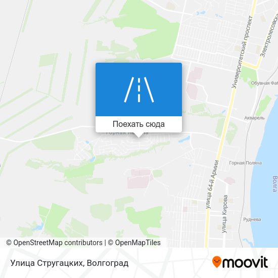 Карта Улица Стругацких